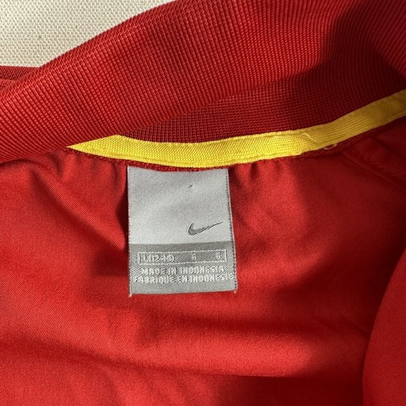 Vintage Y2K Nike Athletic Track Jacket Women Size Large Red Active Training - Picture 6 of 8